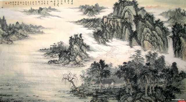 chinese master paintings women nature c art n0564 A4 Photo Print