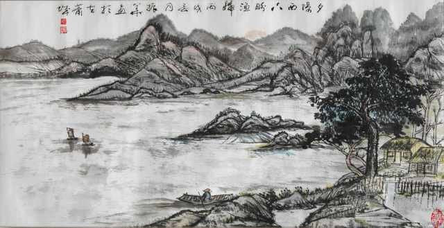 chinese master paintings women nature c art n0573 A4 Photo Print