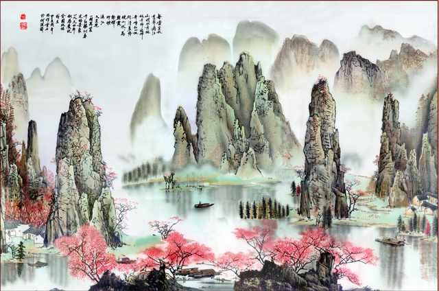 chinese master paintings women nature c art n0630 A4 Photo Print