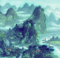 chinese master paintings women nature c art n0663 A4 Photo Print