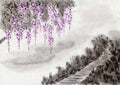 chinese master paintings women nature c art n0665 A4 Photo Print