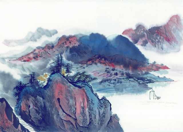 chinese master paintings women nature c art n0676 A4 Photo Print