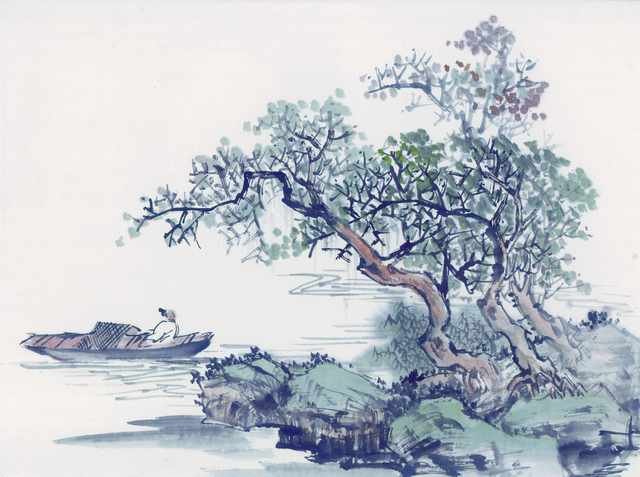 chinese master paintings women nature c art n0687 A4 Photo Print