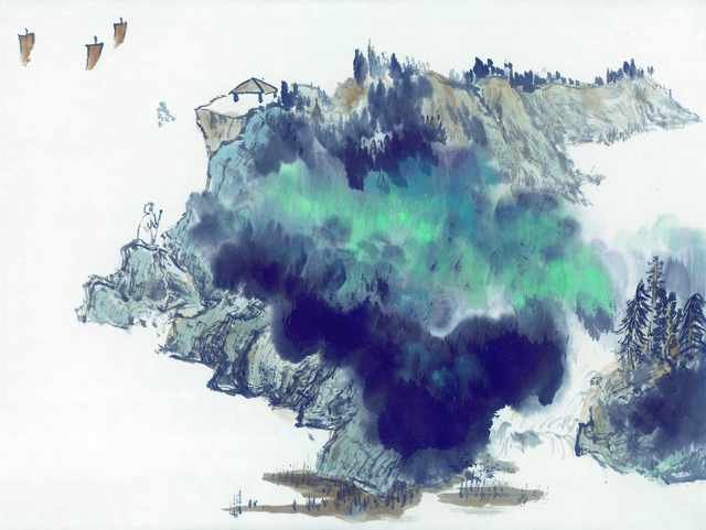 chinese master paintings women nature c art n0689 A4 Photo Print