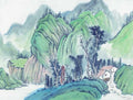 chinese master paintings women nature c art n0694 A4 Photo Print