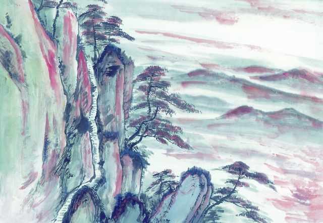 chinese master paintings women nature c art n0698 A4 Photo Print