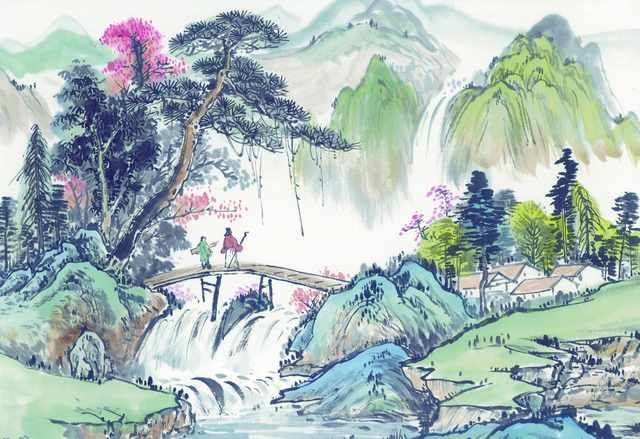 chinese master paintings women nature c art n0699 A4 Photo Print