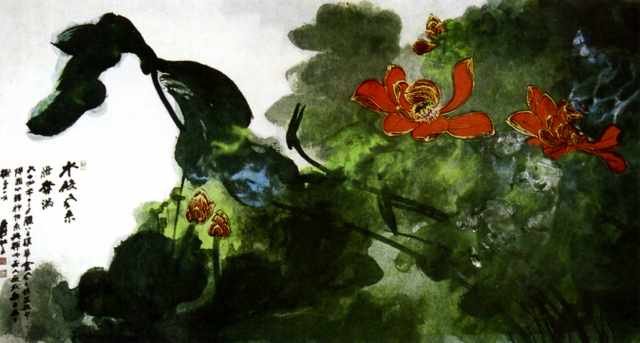 chinese masters paintings chang dai chien cdc0013 A4 Photo Print