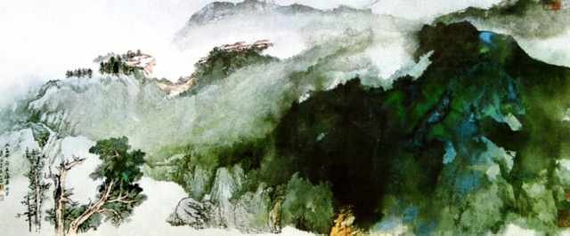 chinese masters paintings chang dai chien cdc0019 A4 Photo Print