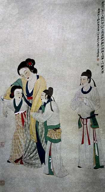 chinese masters paintings chang dai chien cdc0042 A4 Photo Print