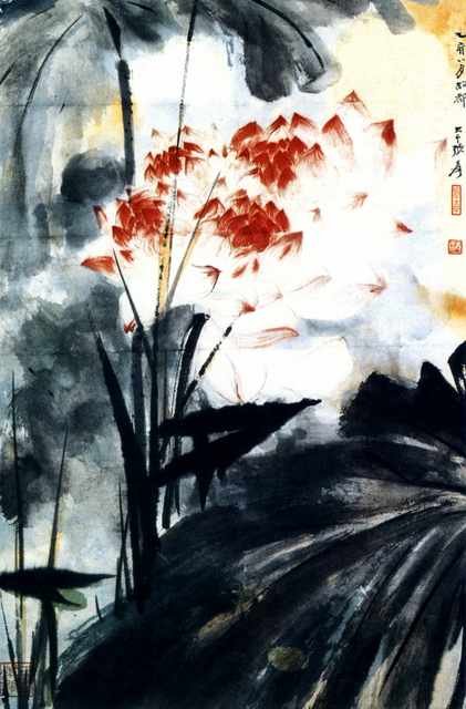 chinese masters paintings chang dai chien cdc0045 A4 Photo Print