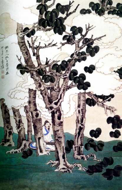 chinese masters paintings chang dai chien cdc0052 A4 Photo Print