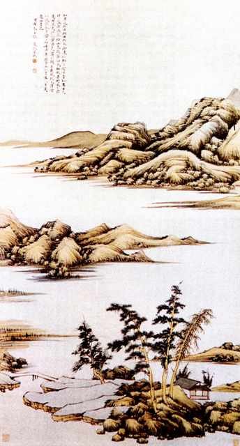 chinese masters paintings chang dai chien cdc0057 A4 Photo Print