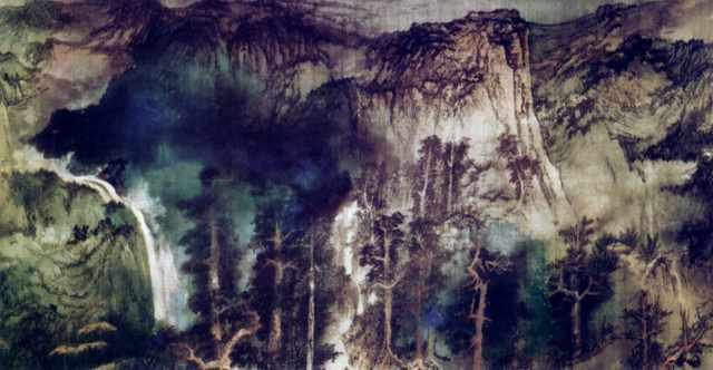 chinese masters paintings chang dai chien cdc007 A4 Photo Print