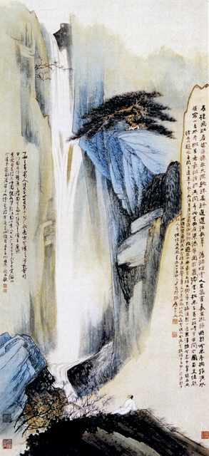 chinese masters paintings chang dai chien cdc0081 A4 Photo Print