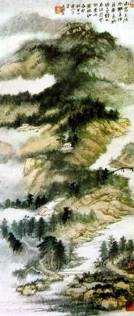 chinese masters paintings chang dai chien cdc0087 A4 Photo Print