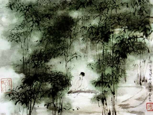 chinese masters paintings fu baoshi fbs00113 A4 Photo Print