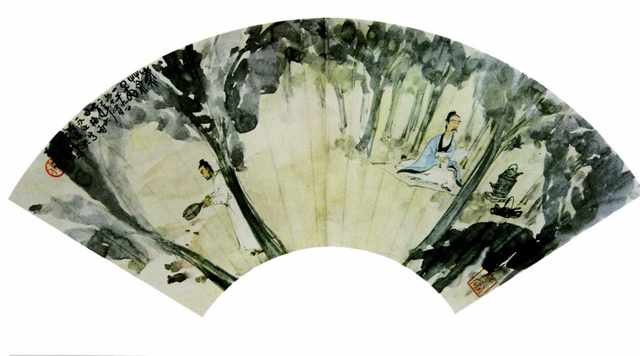 chinese masters paintings fu baoshi fbs0023 A4 Photo Print
