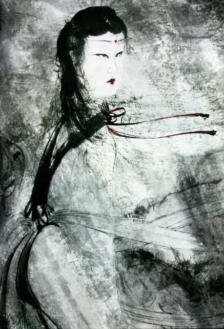 chinese masters paintings fu baoshi fbs0028 A4 Photo Print