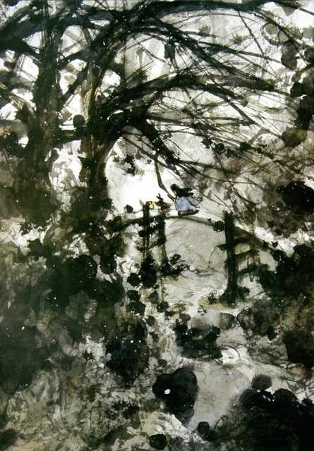 chinese masters paintings fu baoshi fbs0030 A4 Photo Print