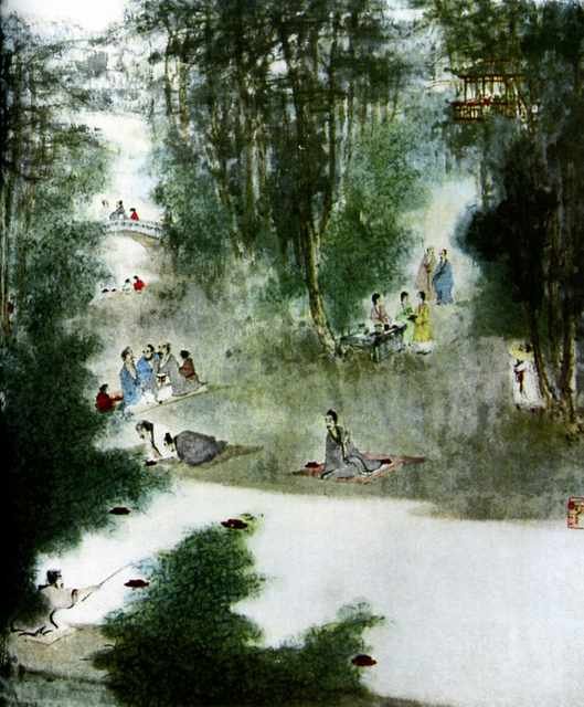 chinese masters paintings fu baoshi fbs0036 A4 Photo Print