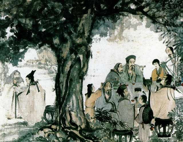 chinese masters paintings fu baoshi fbs0047 A4 Photo Print
