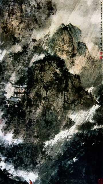 chinese masters paintings fu baoshi fbs0049 A4 Photo Print