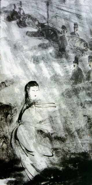 chinese masters paintings fu baoshi fbs0065 A4 Photo Print