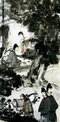 chinese masters paintings fu baoshi fbs0067 A4 Photo Print
