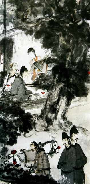 chinese masters paintings fu baoshi fbs0067 A4 Photo Print
