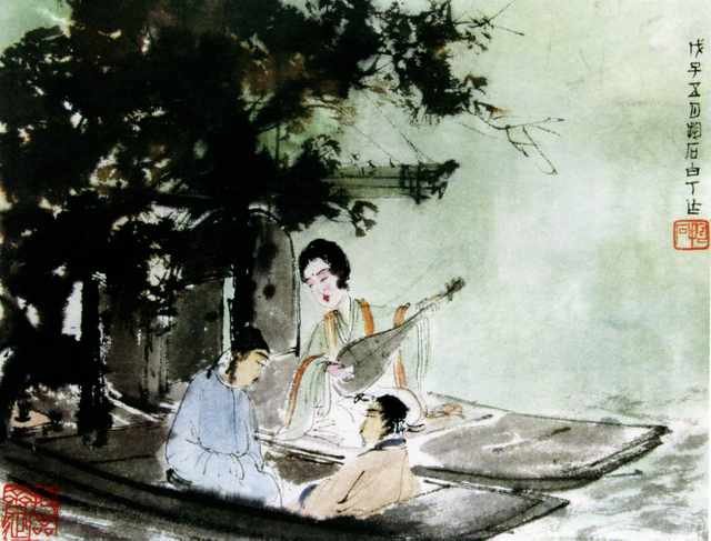 chinese masters paintings fu baoshi fbs0073 A4 Photo Print