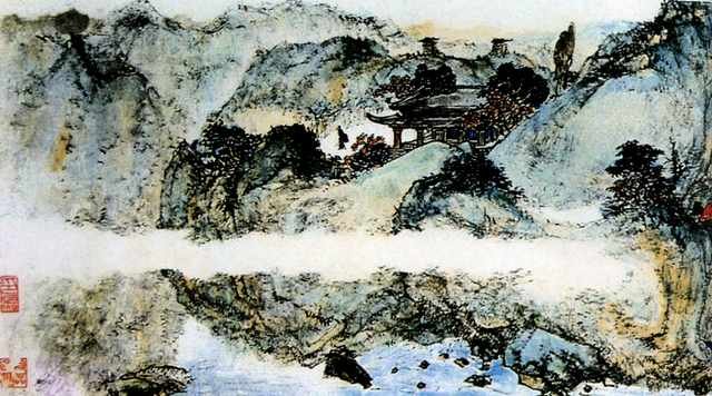 chinese masters paintings fu baoshi fbs0074 A4 Photo Print