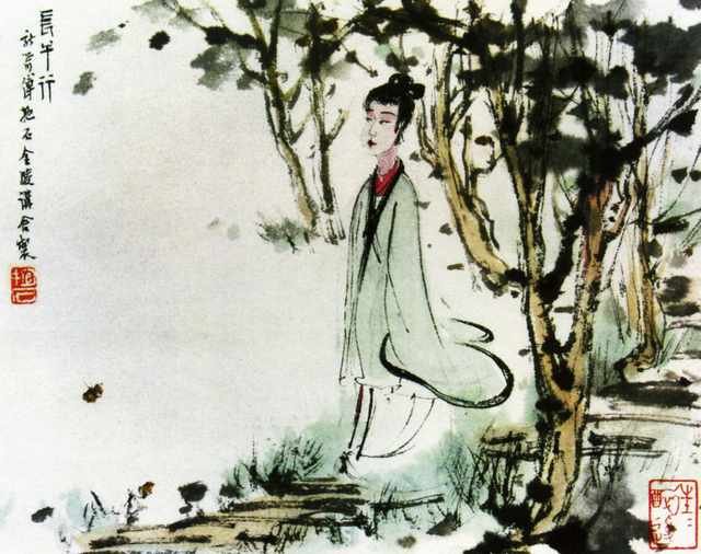 chinese masters paintings fu baoshi fbs008 A4 Photo Print