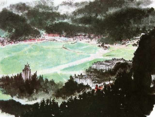 chinese masters paintings fu baoshi fbs0085 A4 Photo Print