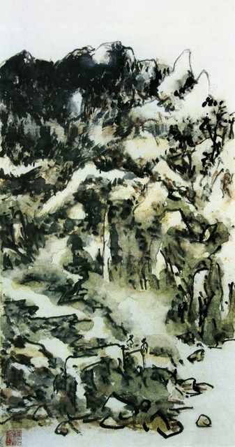 chinese masters paintings huang binhong hbh0057 A4 Photo Print