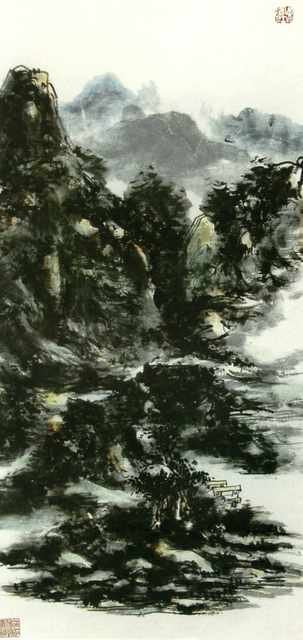 chinese masters paintings huang binhong hbh0073 A4 Photo Print