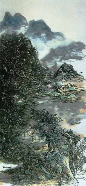 chinese masters paintings huang binhong hbh0083 A4 Photo Print