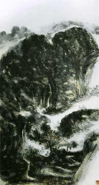 chinese masters paintings huang binhong hbh0095 A4 Photo Print