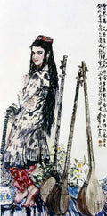 chinese masters paintings huang zhou hz0017 A4 Photo Print