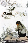 chinese masters paintings huang zhou hz0018 A4 Photo Print