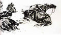 chinese masters paintings huang zhou hz0020 A4 Photo Print