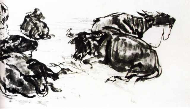 chinese masters paintings huang zhou hz0020 A4 Photo Print