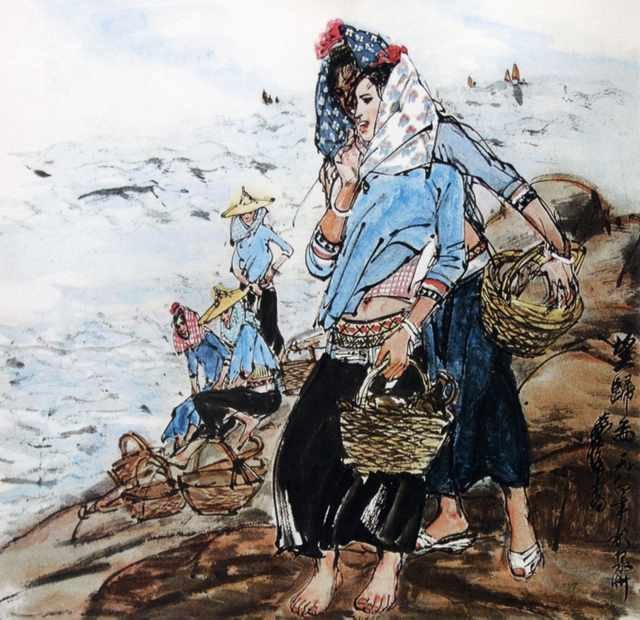 chinese masters paintings huang zhou hz0048 A4 Photo Print