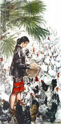 chinese masters paintings huang zhou hz0057 A4 Photo Print