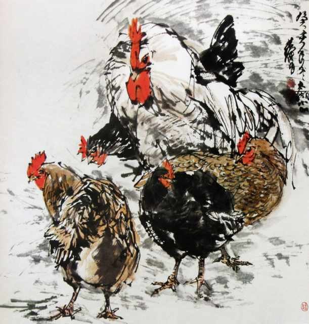 chinese masters paintings huang zhou hz0061 A4 Photo Print