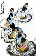chinese masters paintings huang zhou hz0077 A4 Photo Print