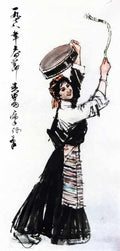 chinese masters paintings huang zhou hz0078 A4 Photo Print