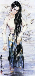 chinese masters paintings huang zhou hz0080 A4 Photo Print