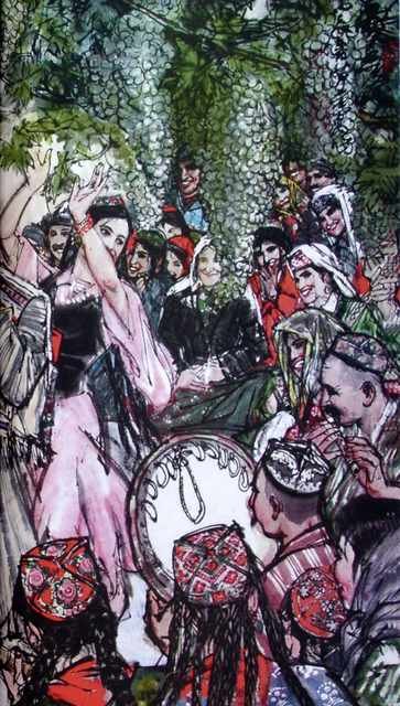 chinese masters paintings huang zhou hz0086 A4 Photo Print
