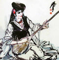 chinese masters paintings huang zhou hz0088 A4 Photo Print